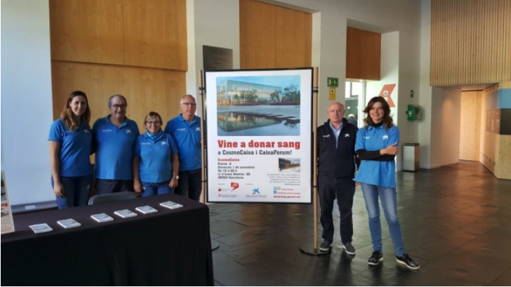Balanç positiu de la campanya de donació  de sang a CaixaForum i CosmoCaixa