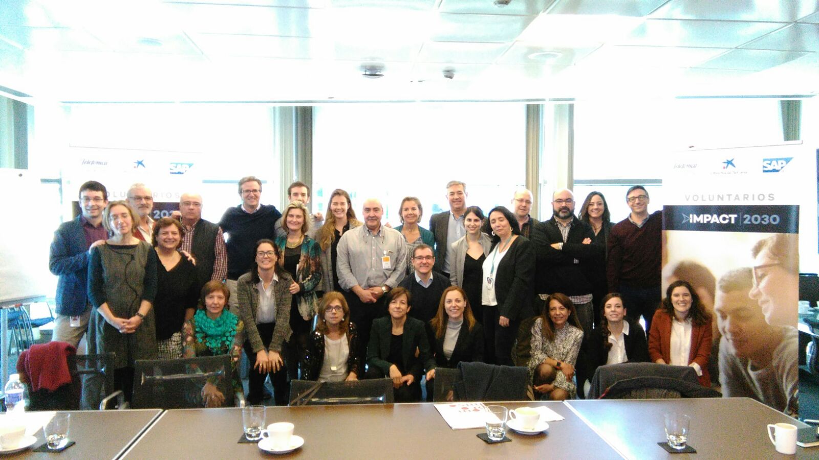 Voluntaris de Telefònica, SAP i ”la Caixa” ens unim per donar suport a les entitats socials que afavoreixen l’ocupabilitat