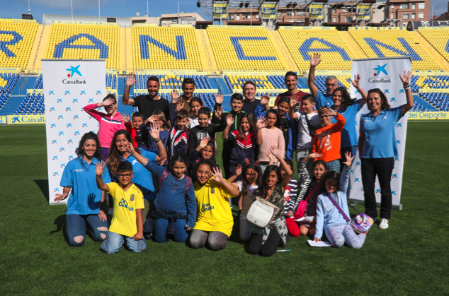 Trobada amb jugadors de futbol a l’Estadi de Gran Canària