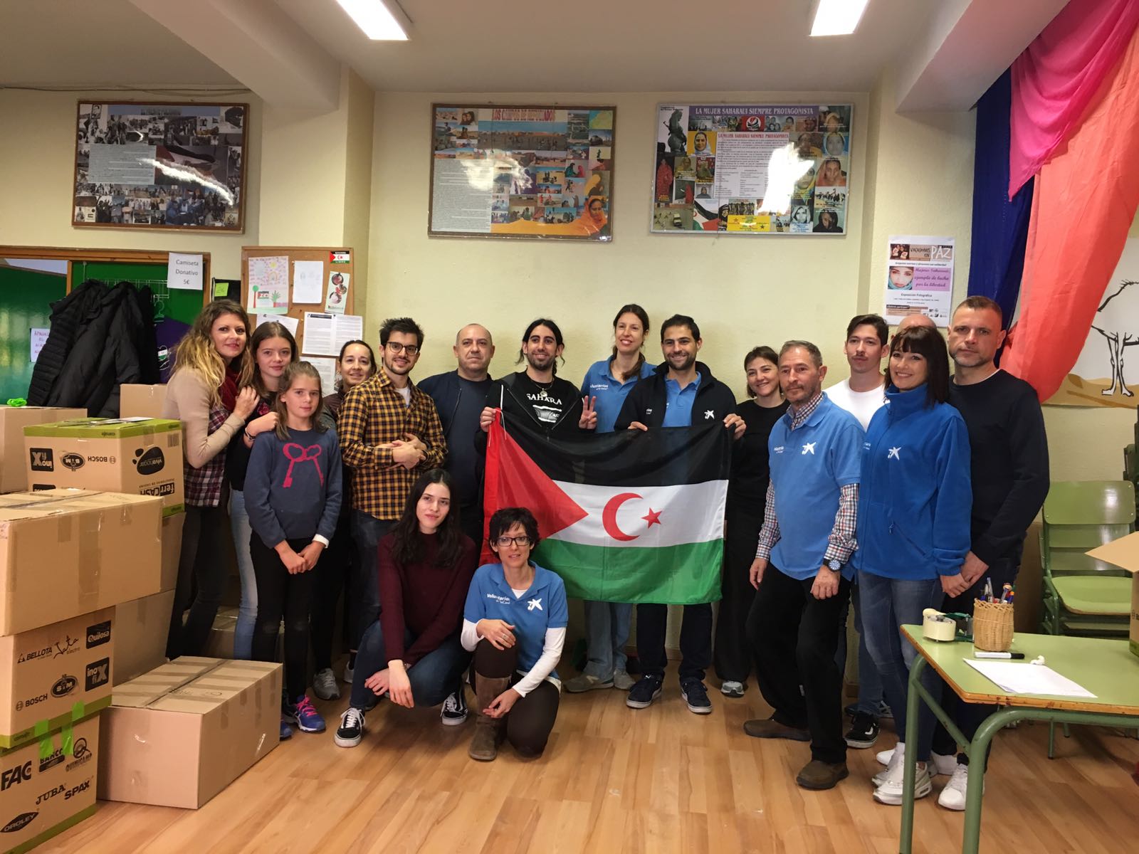 Ajudant a l'Associació Sahrauí Dah Sid-Ahmed a Getafe