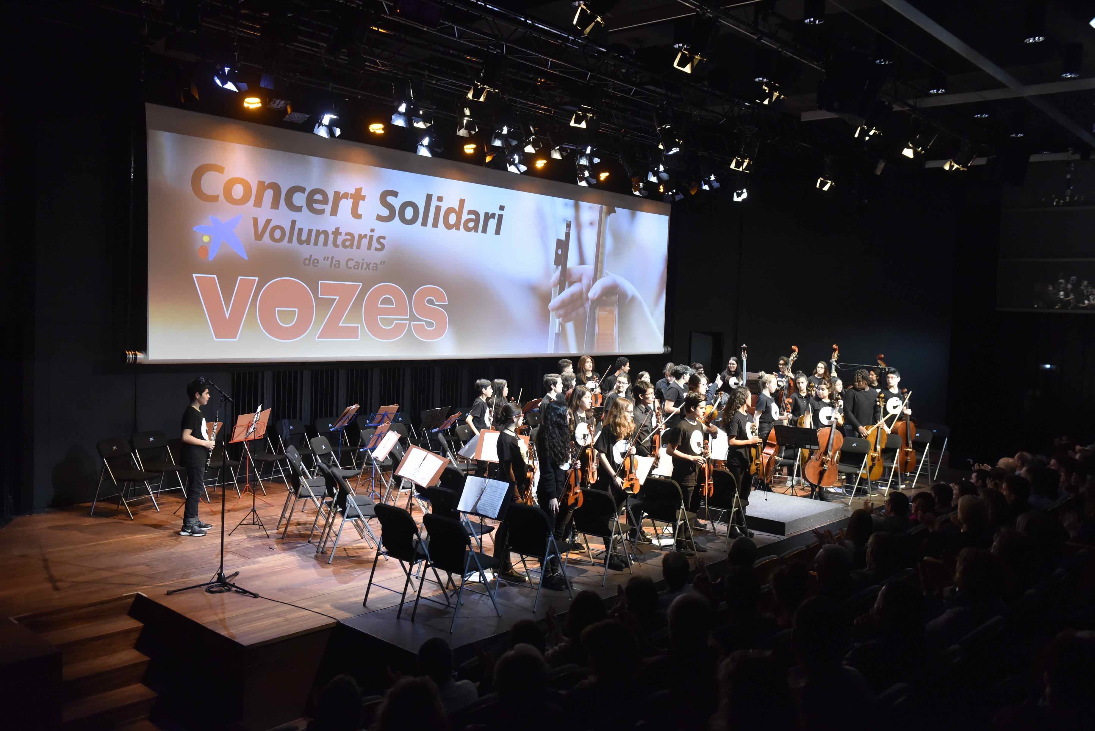 El 10è Concert Solidari, omple l’Auditori CaixaForum
