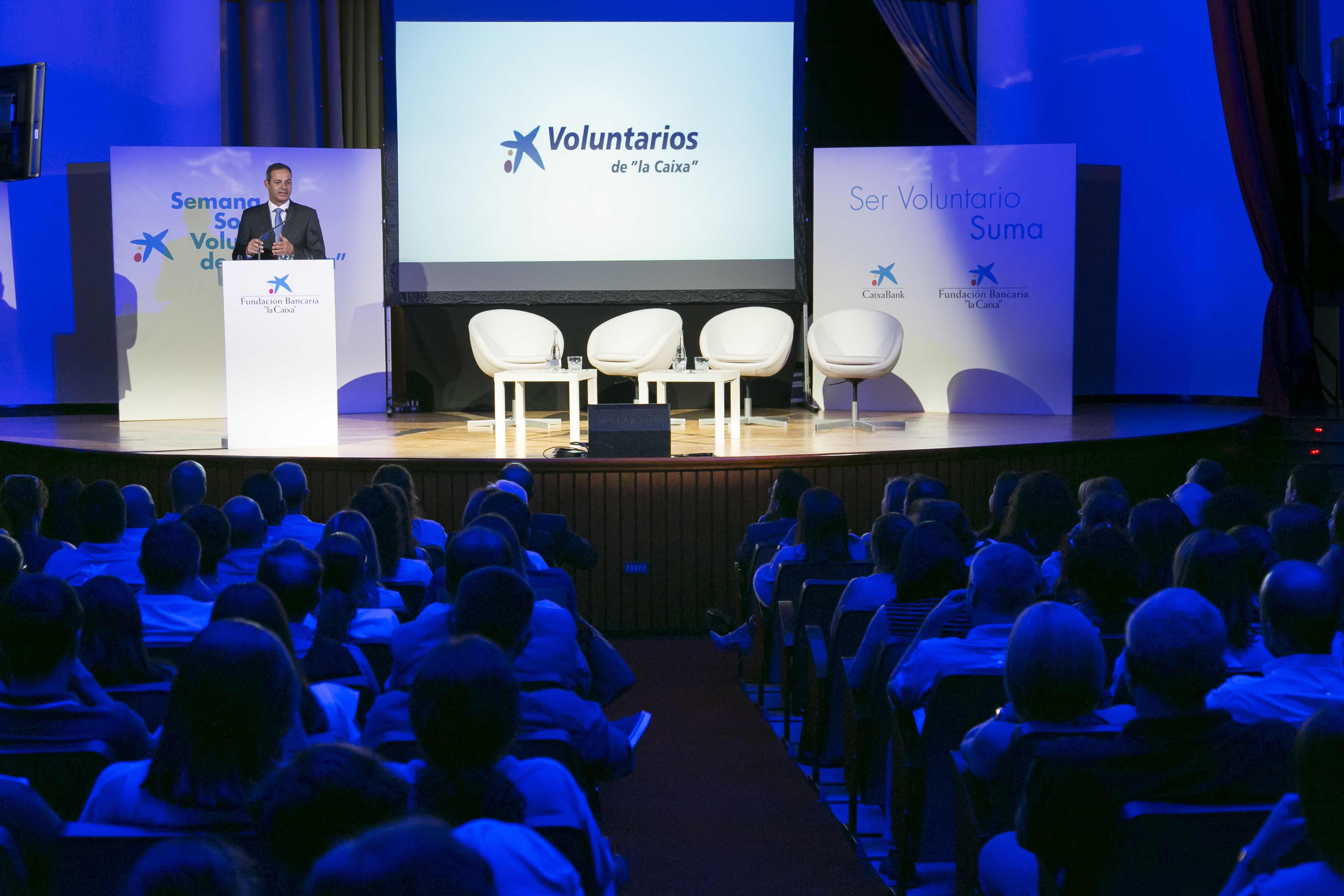 Reconociendo la labor de los Voluntarios de ”la Caixa” en Tenerife