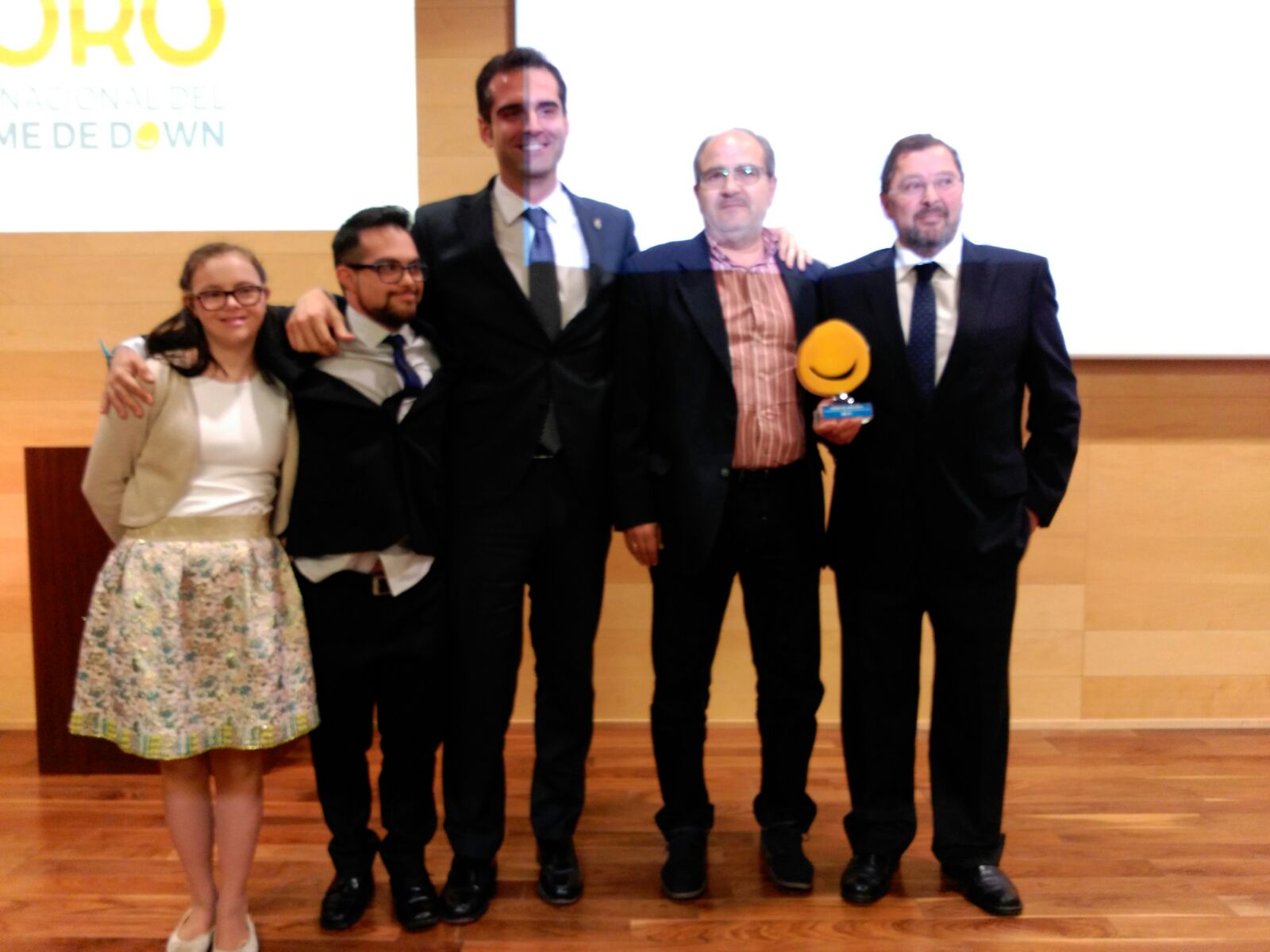 Premio Down de Oro a los Voluntarios de ”la Caixa” de Almería por el impulso al voluntariado en la provincia