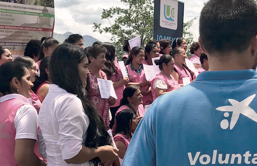 Els Voluntaris de ”la Caixa” participen en un projecte pilot de l’ONU