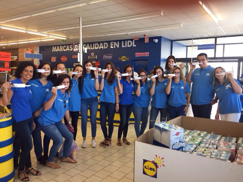 Els voluntaris de la província de Santa Cruz de Tenerife vam col·laborar en la campanya 