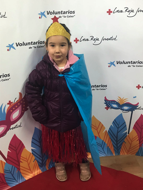 Desfilada amb la població infantil i gitana de “La Trobada”