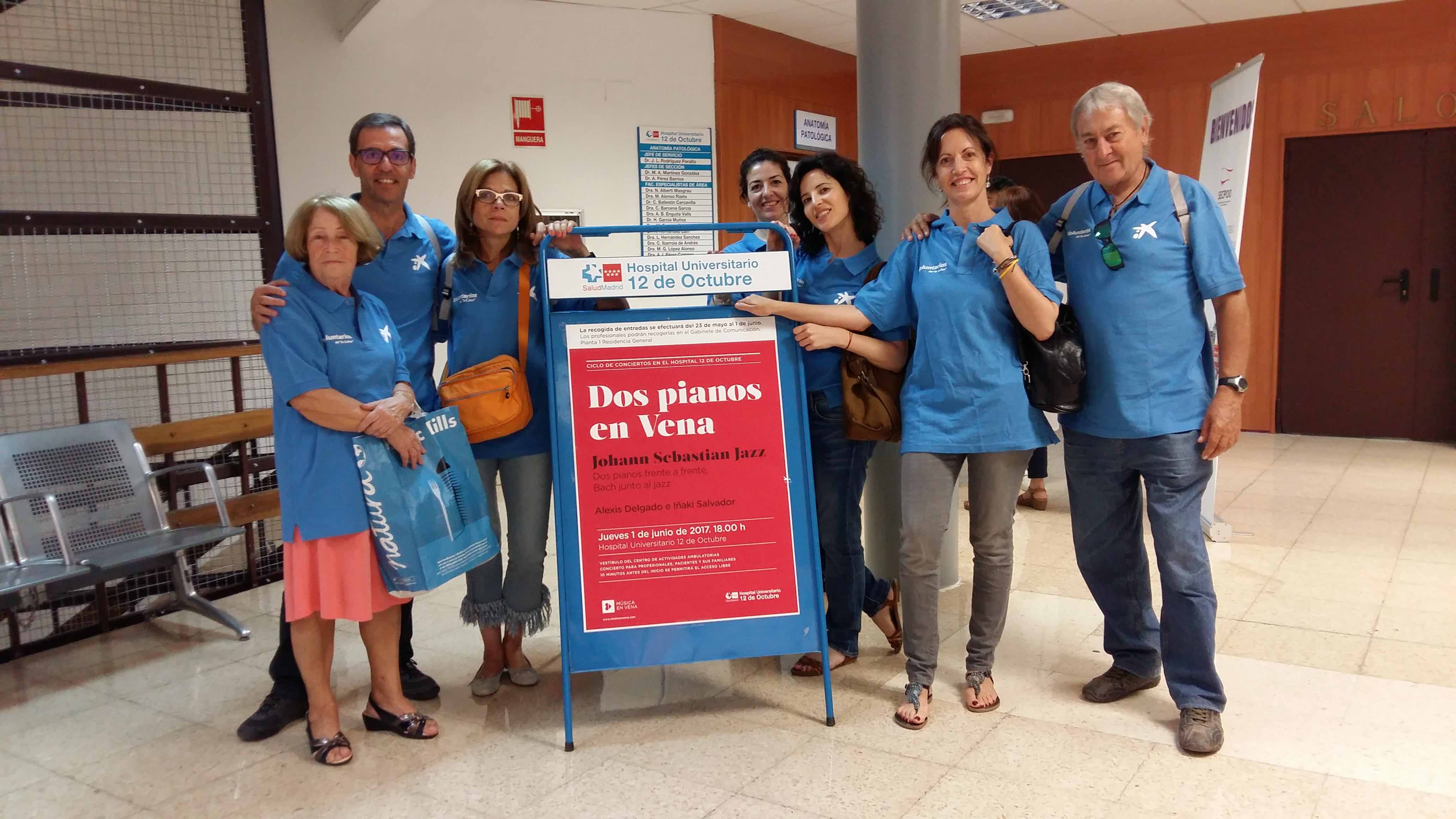 Els Voluntaris de Madrid vam acompanyar a malalts als Concerts de 