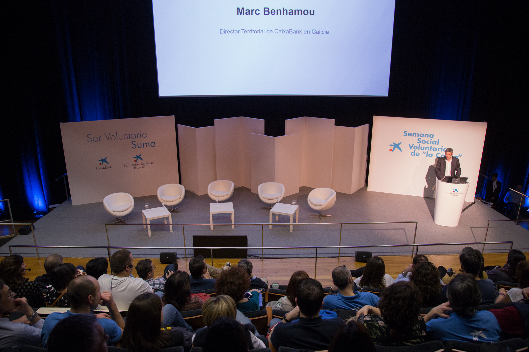 Los Voluntarios de ”la Caixa” de Galicia nos reunimos en Santiago de Compostela para el I Encuentro de Voluntarios