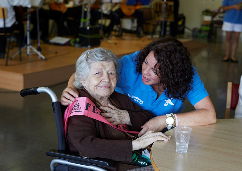 Los Voluntarios de ”la Caixa” colaboramos para fomentar el envejecimiento activo