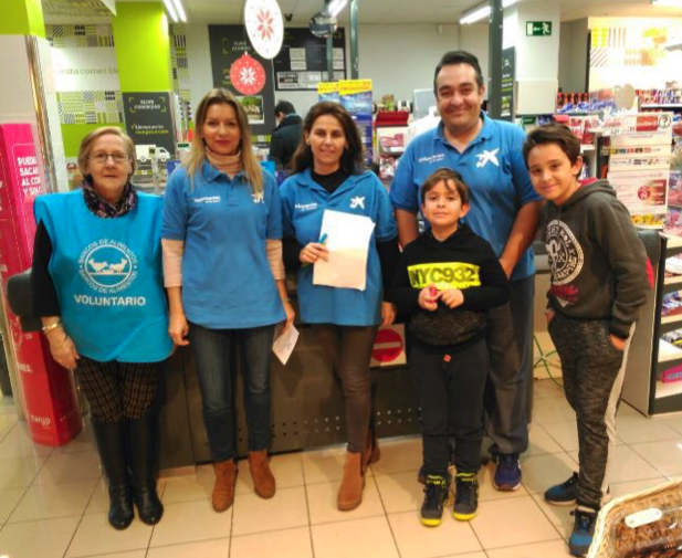 La gran recollida d’aliments a Salamanca