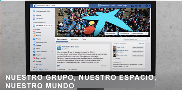 ¿Conocéis el nuevo grupo privado de Facebook de los Voluntarios de 