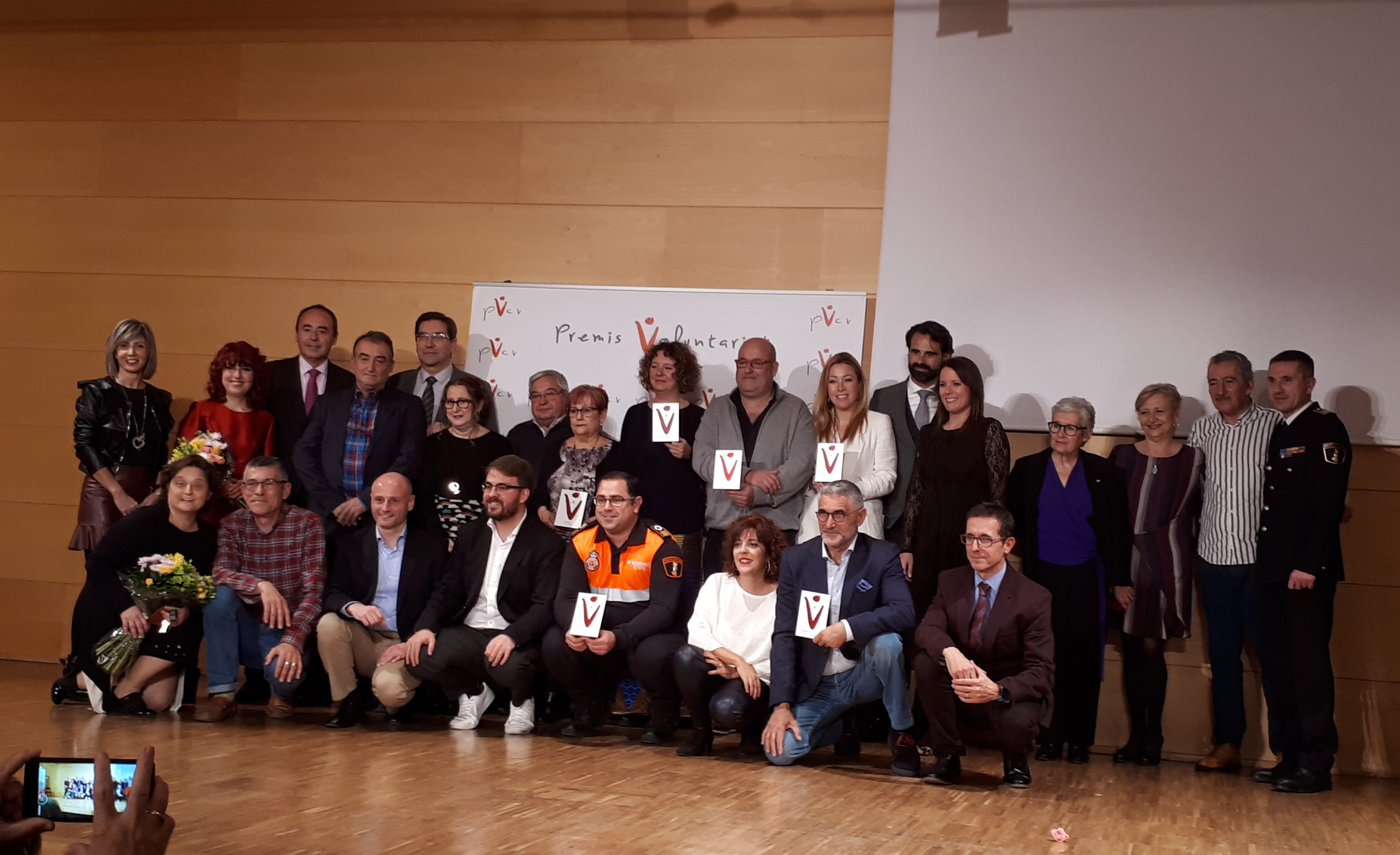 Rebem el Premi de Voluntariat 2018 a la C. Valenciana