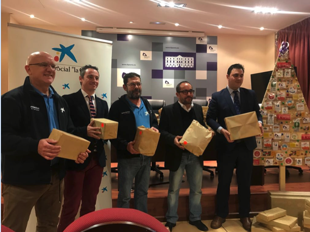 Lliurament de 300 joguines als Centres d'Acció Social Rurals de la Diputació Provincial de Soria
