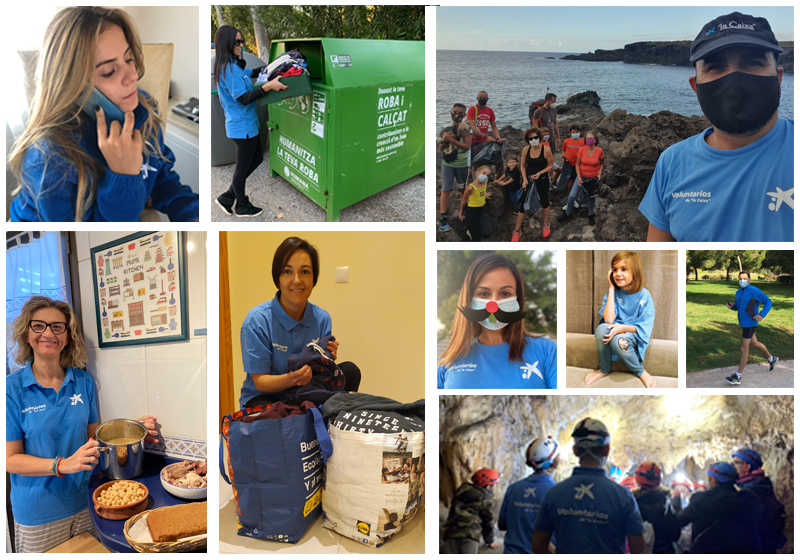 El Voluntariado de CaixaBank alcanzamos a más de 120.000 personas vulnerables