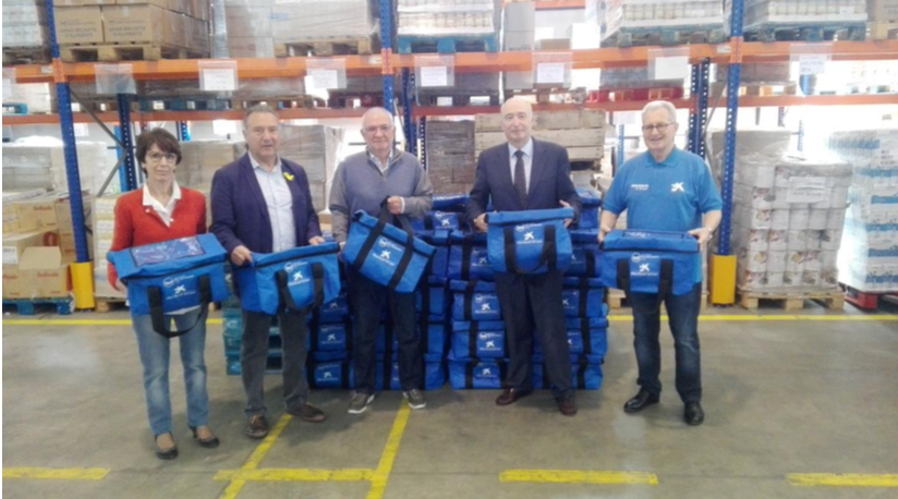 Entrega de 500 bosses isotèrmiques al Banc d’Aliments